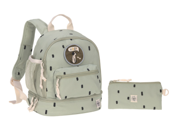 Lässig - Kindergartenrucksack Happy Prints Olive